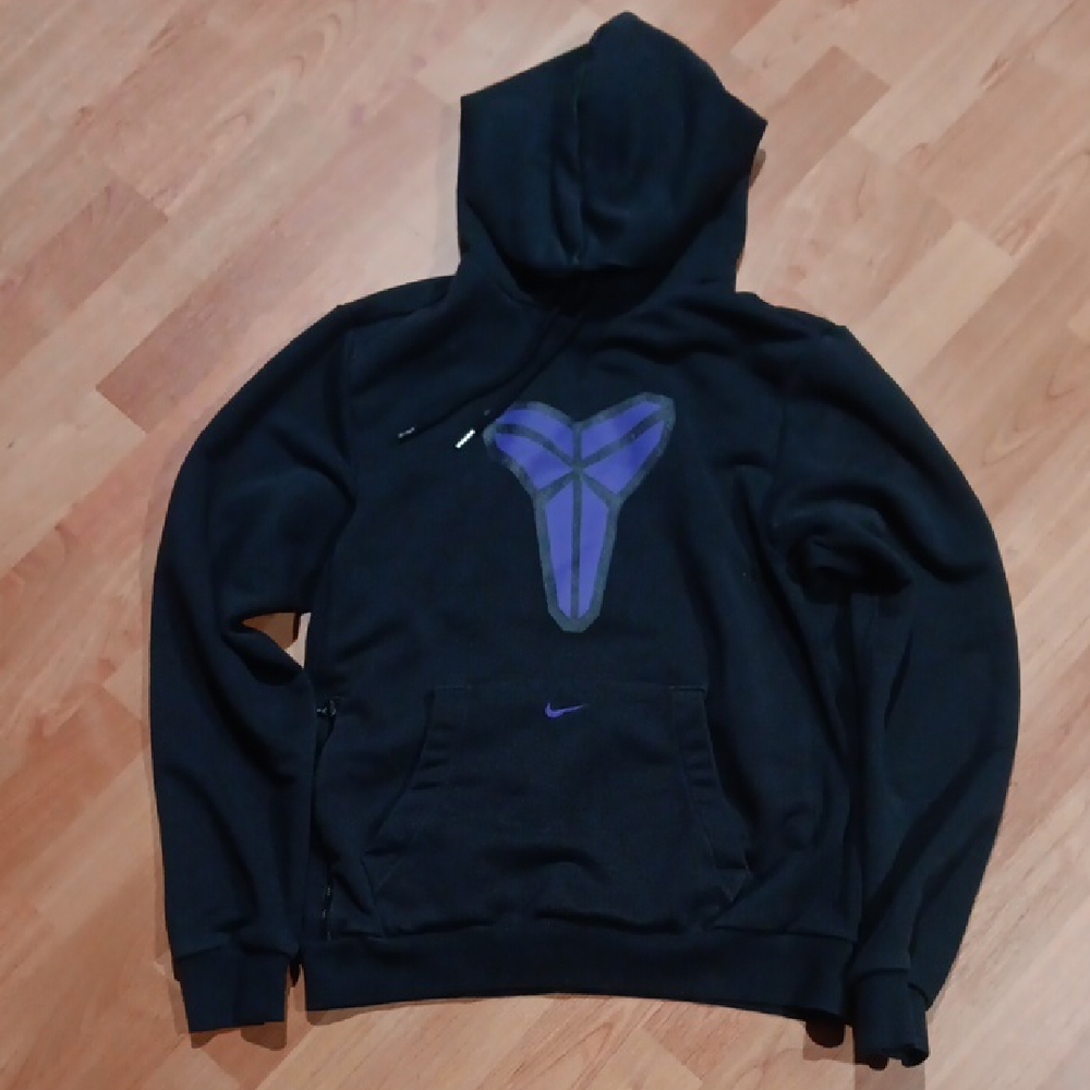 Nike Kobe Bryant Men's Black and Purple Hoodie